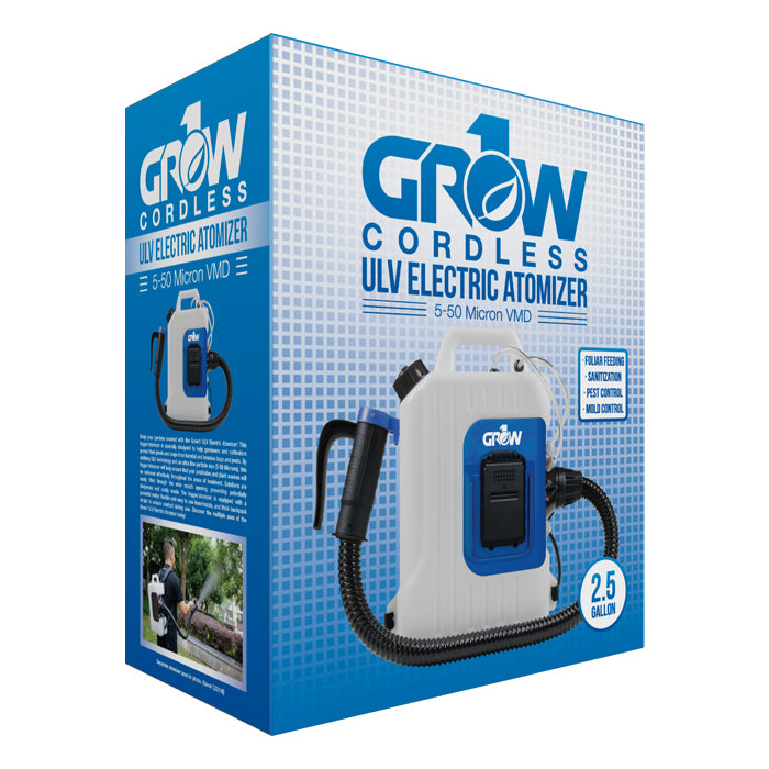 GROW1 24V Cordless Backpack Fogger ULV Atomizer 2.5 Gallon