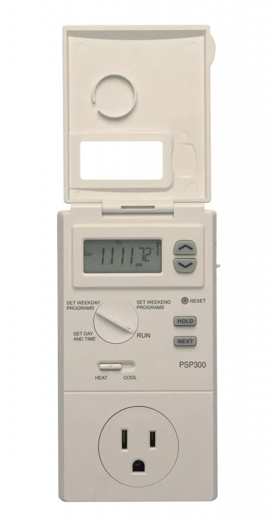 Luxpro Digital PSP300 Programmable Thermostat-Heating & Cooling Outlet