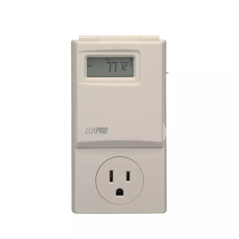 Luxpro Digital PSP300 Programmable Thermostat-Heating & Cooling Outlet