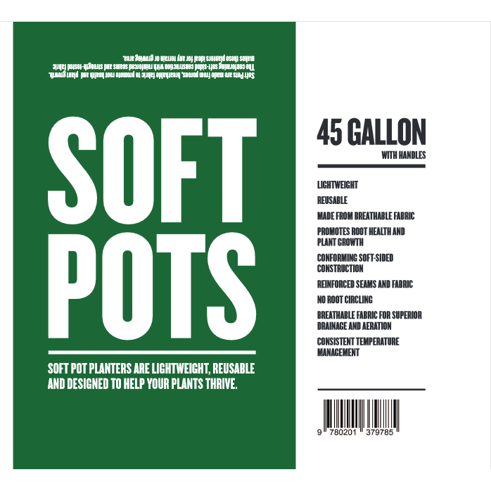 Soft Pot 45 Gallon - Hydro4Less